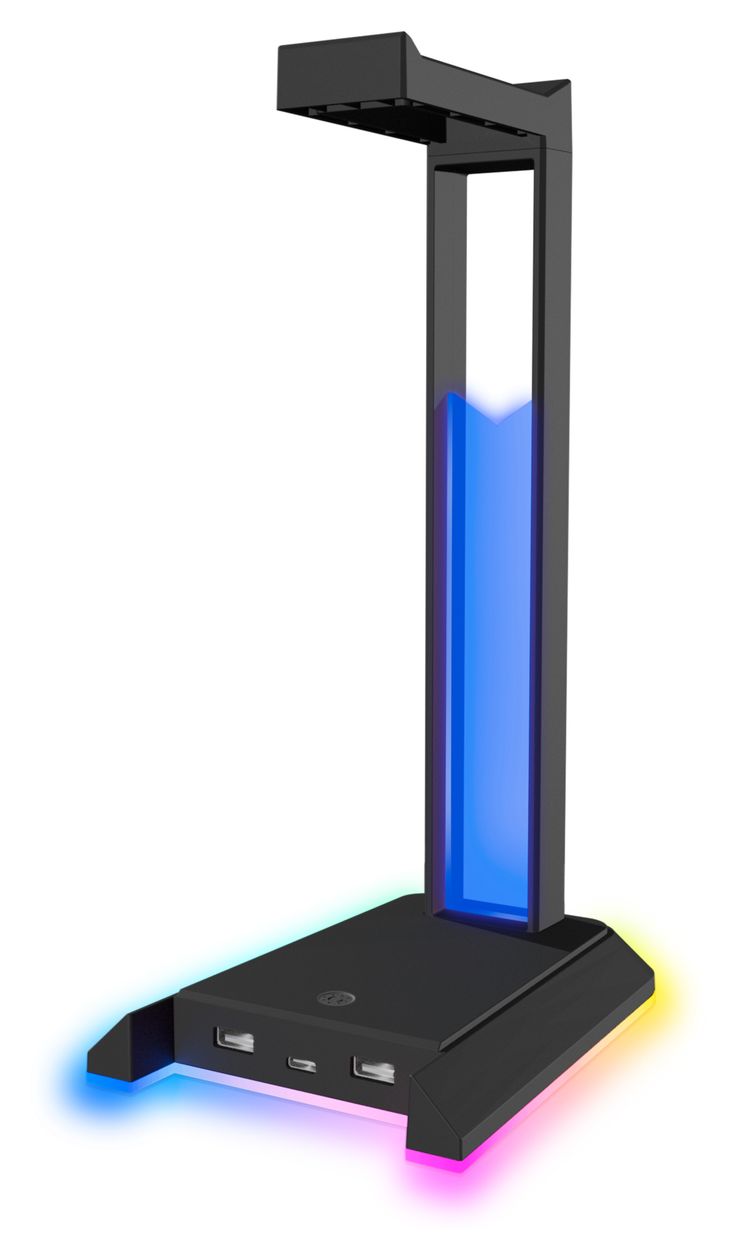 EXCELLO NX RGB Headset-Ständer  (Schwarz) 