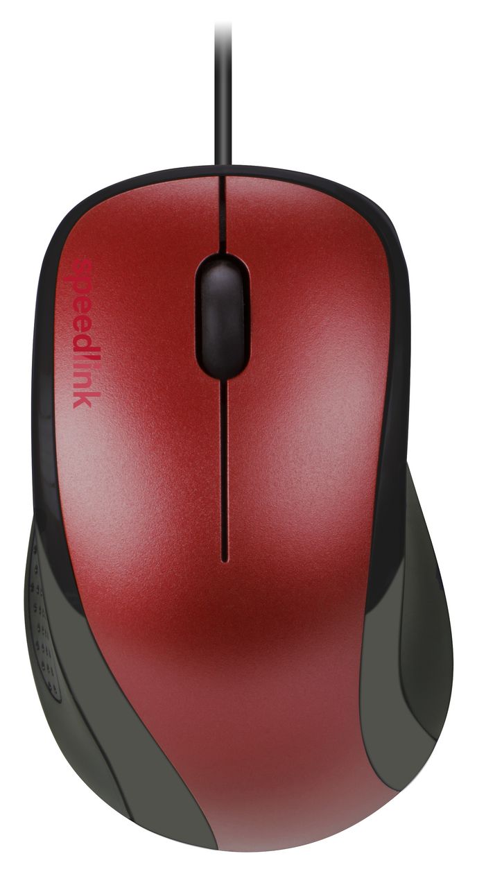 Kappa 1000 DPI Büro Maus Optisch  (Schwarz, Rot) 