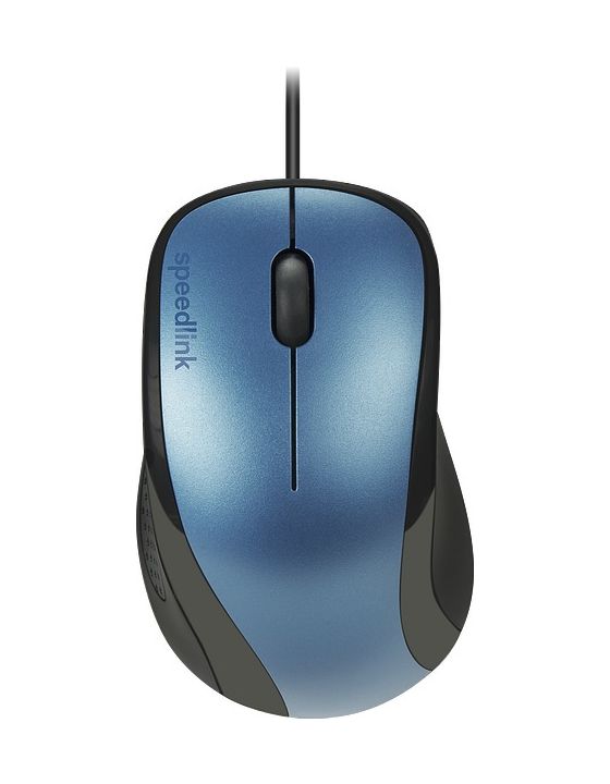 Kappa 1000 DPI Büro Maus Optisch  (Schwarz, Blau) 