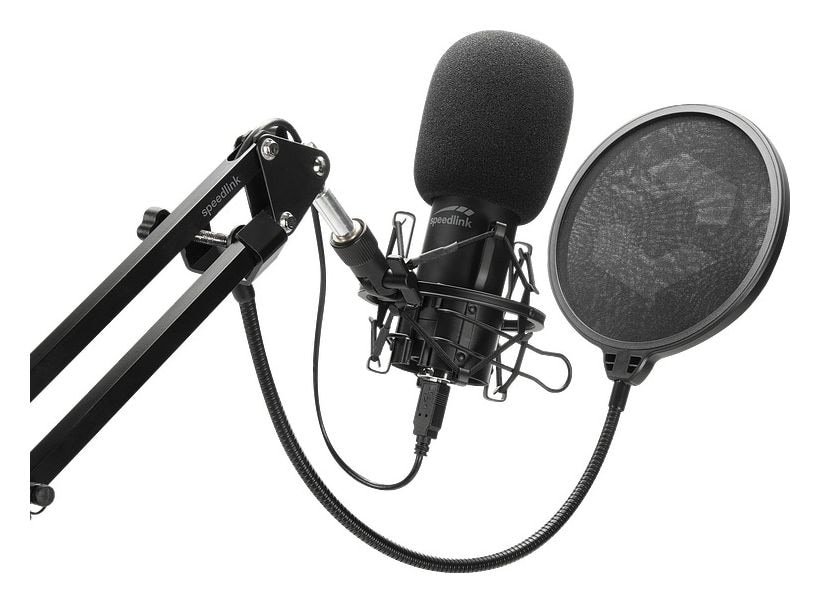 VOLITY READY kabelgebunden Studio-Mikrofon 96 kHz USB  (Schwarz) 