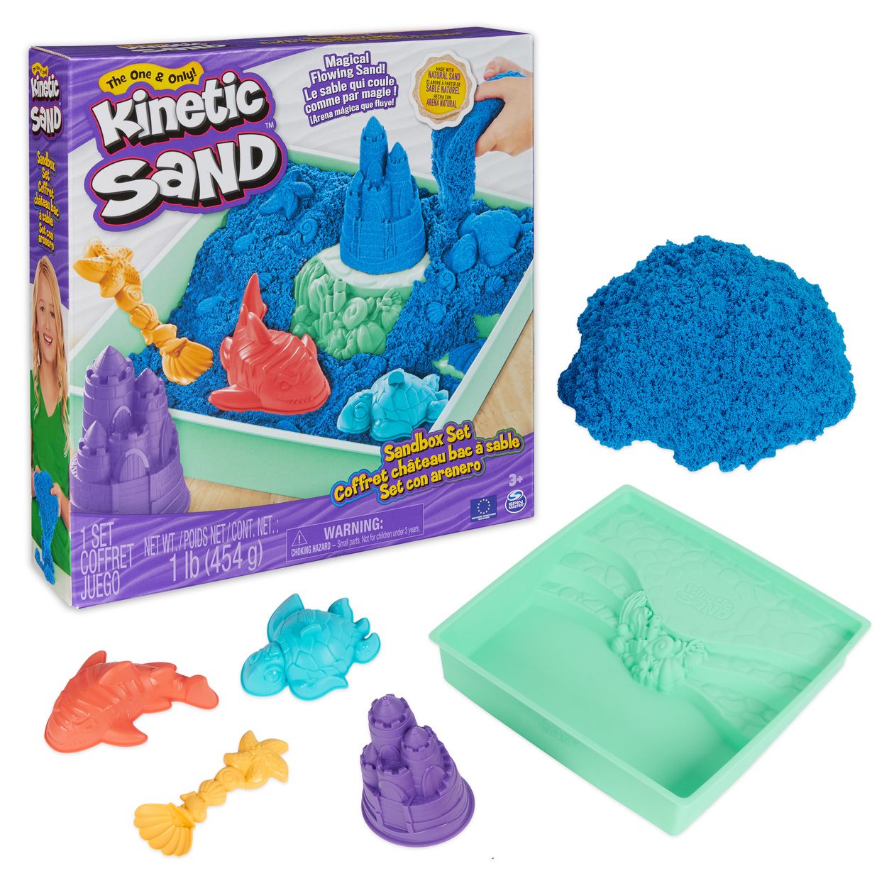 Kinetic Sand Sandbox Set Sortiert 