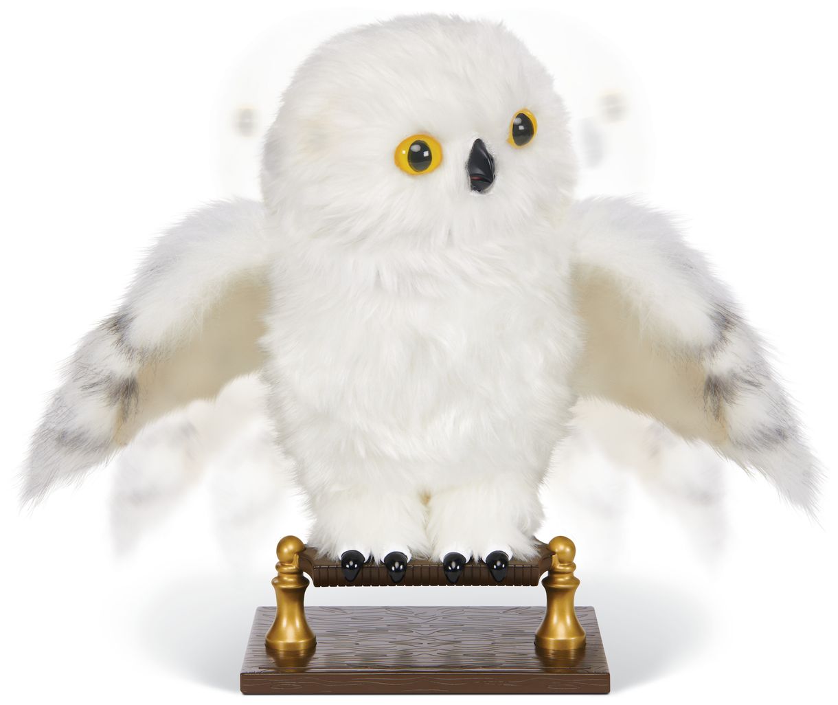 Wizarding World Harry Potter - Interaktive Plüsch-Eule Hedwig mit über 15 Geräuschen und Bewegungen 
