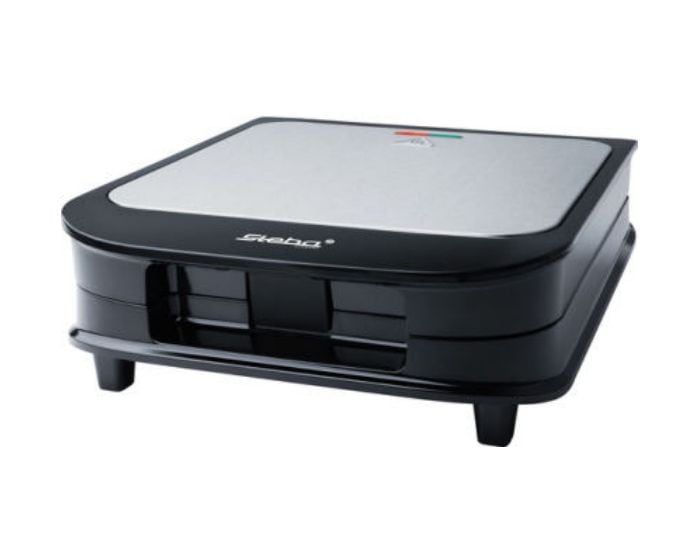 SG50 Sandwichmaker 1200 W für 4 Sandwiches  (Schwarz/Silber) 