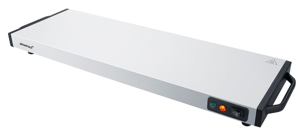 WP 120 Warmhalteplatte 60 x 20 cm Leichte Reinigung 1200 Watt Leistung 