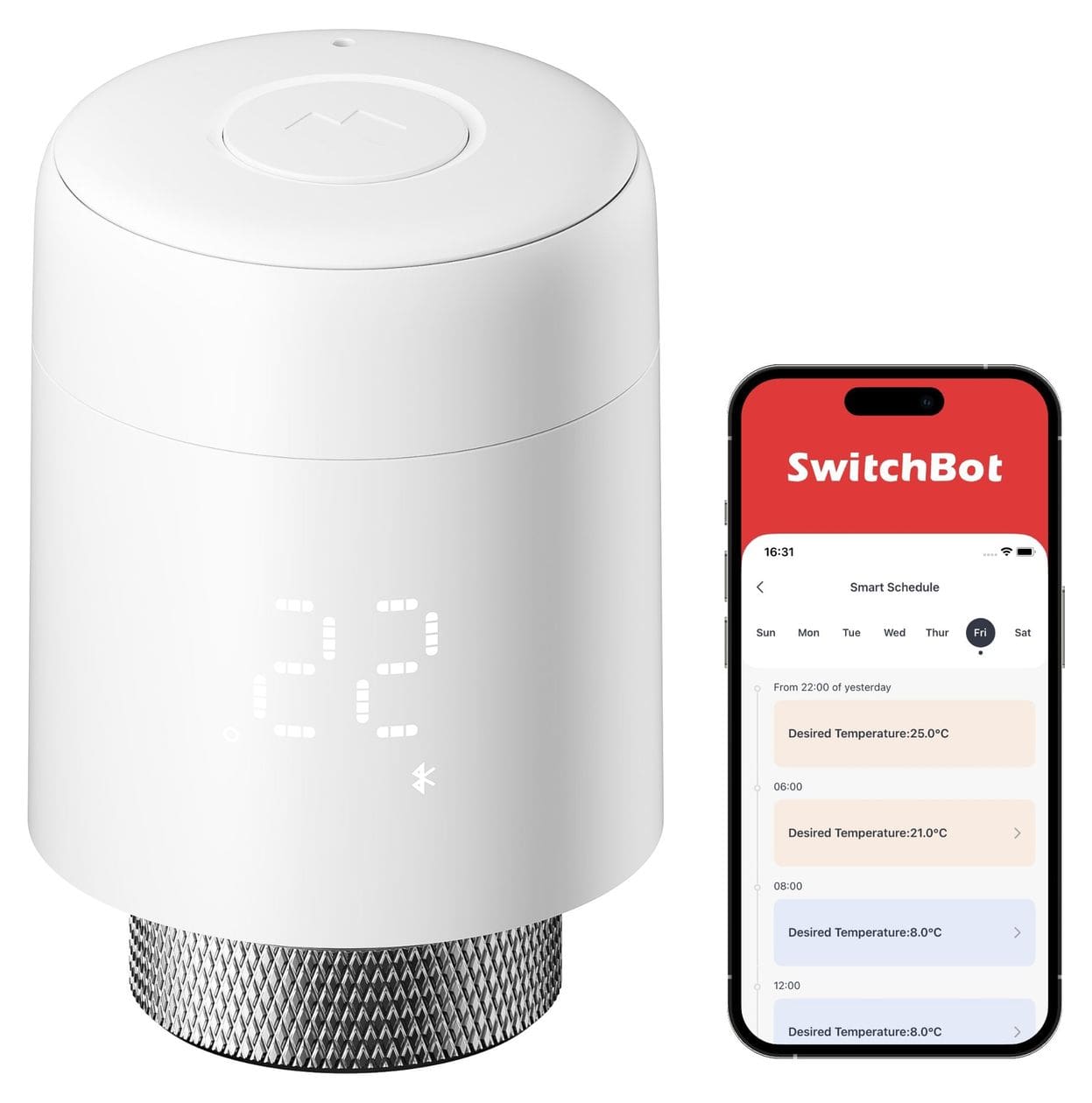 smartes Heizkörperthermostat  (Weiß) 