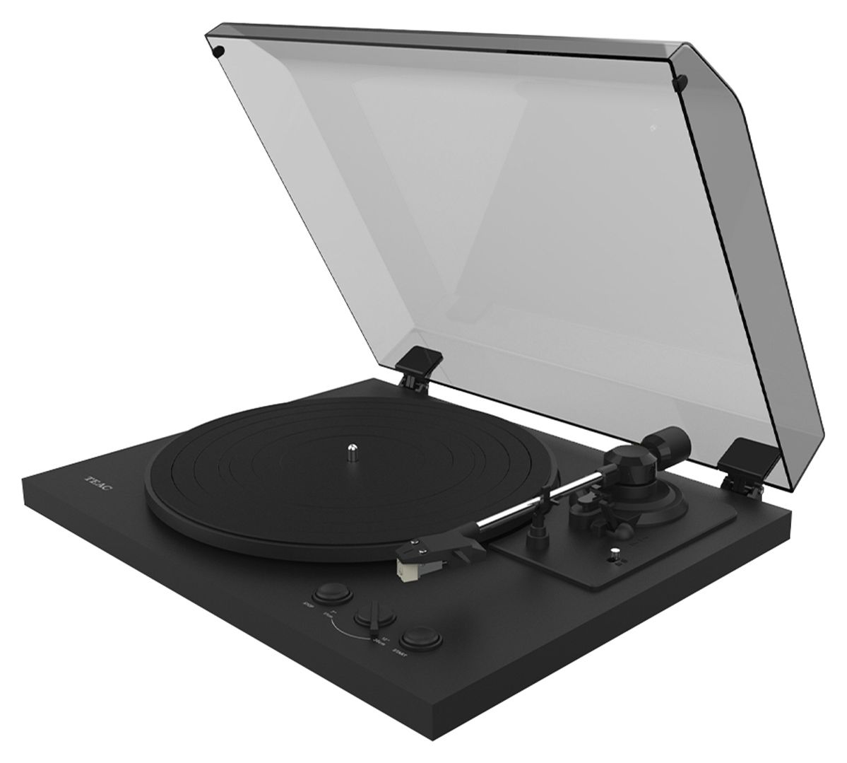 TN-175-B Audio-Plattenspieler mit Riemenantrieb  (Schwarz) 