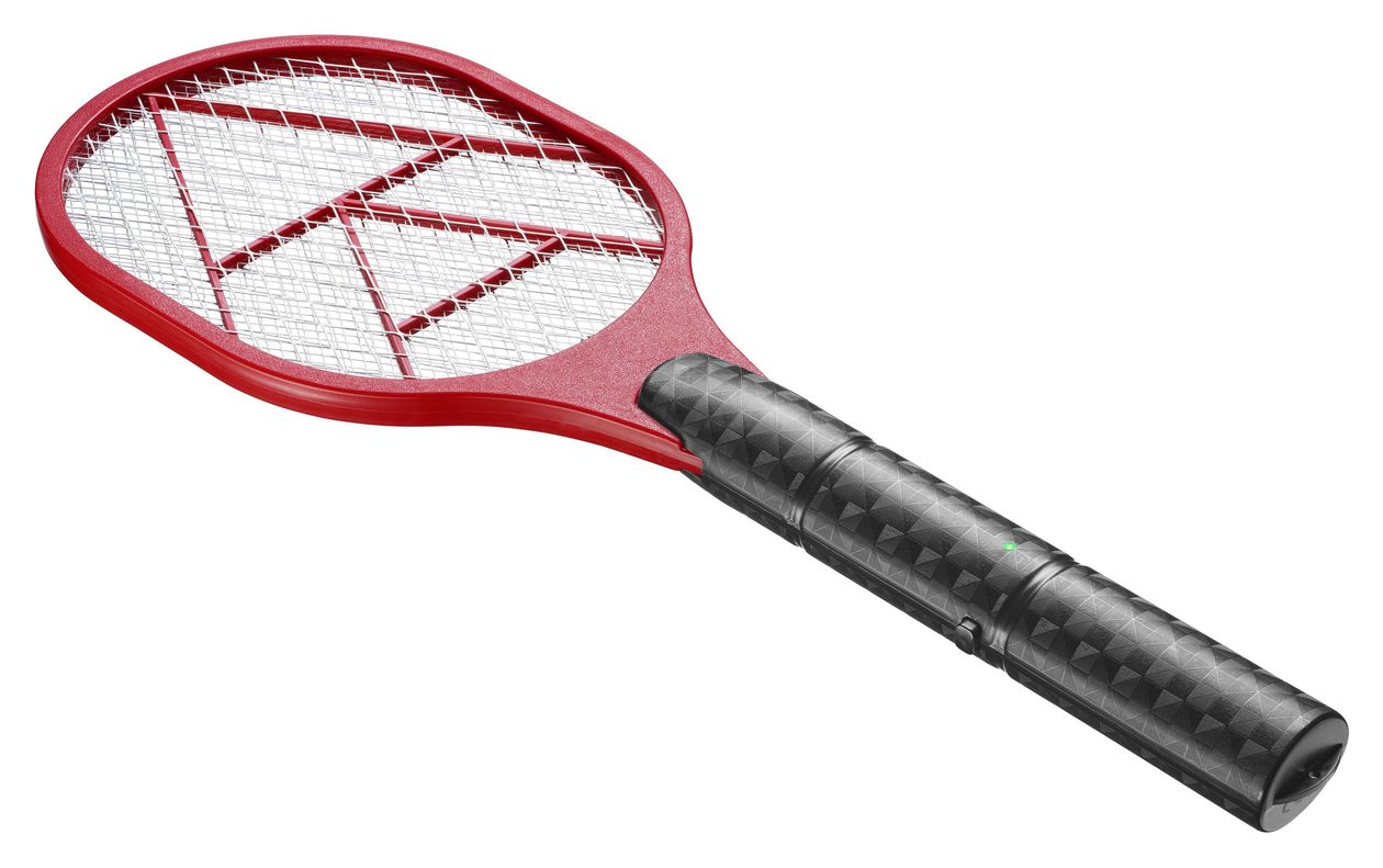 Mosquito Striker – Elektrische Mückenklatsche rot 