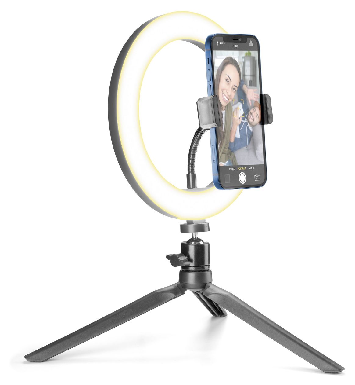 Selfie Ring Selfie-Licht 198 mm Universal  (Schwarz) 