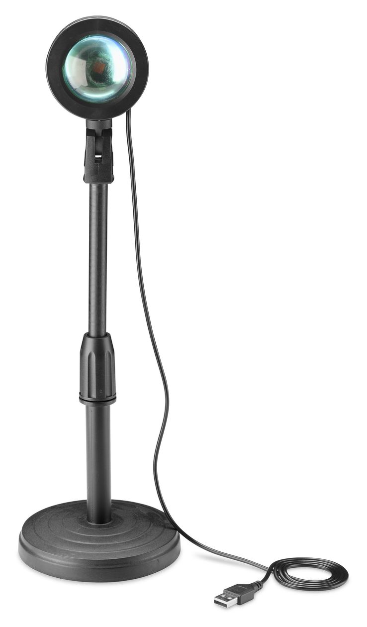 Sunset Lamp Sonnenuntergangs-Projektionsleuchte LED Blau, Grün, Rot, Gelb USB 