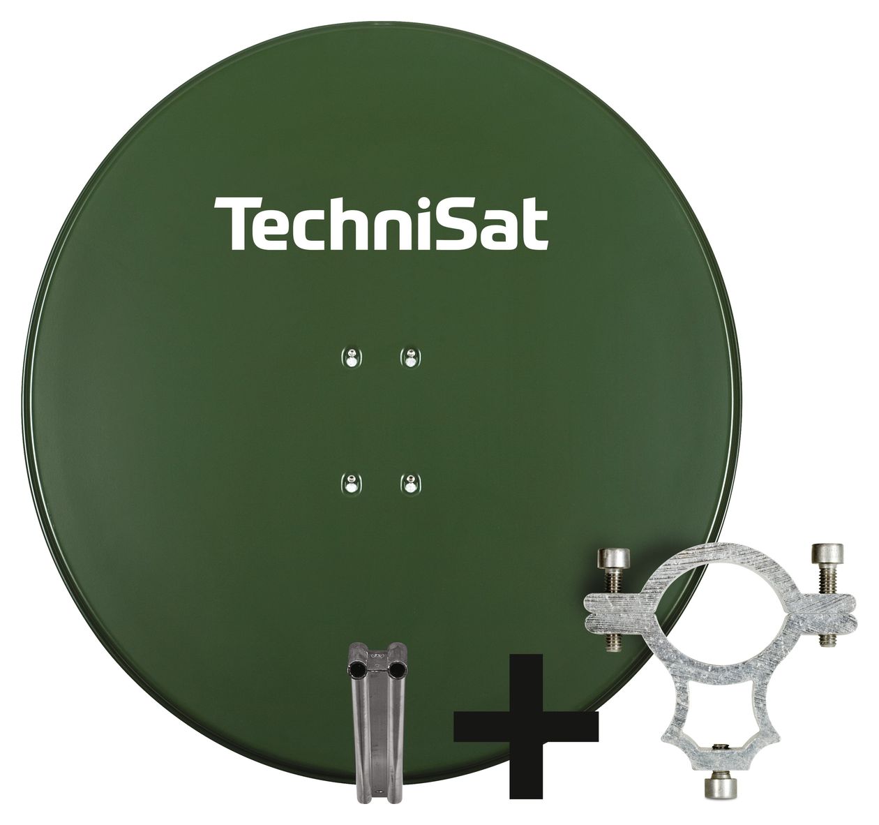 1285/1444 Aluminium Sat-Spiegel  (Grün) 