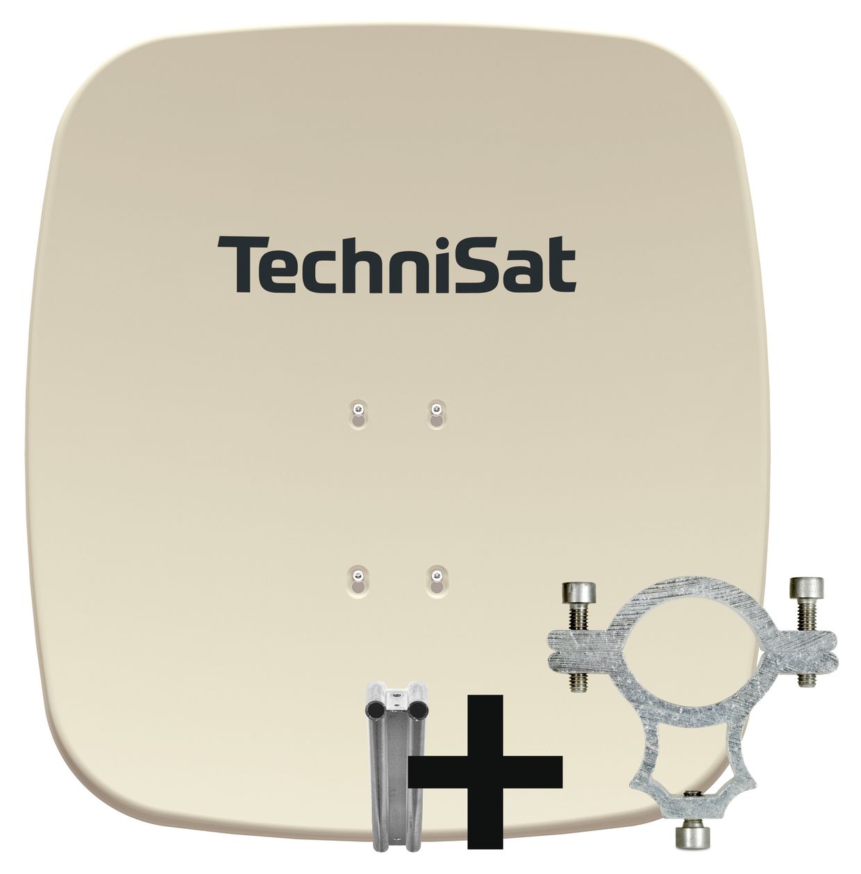 2065/1444 Aluminium Sat-Spiegel  (Beige) 