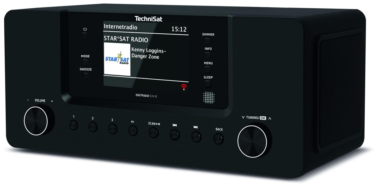 DigitRadio 574 IR Bluetooth DAB+, FM Radio (Schwarz) 