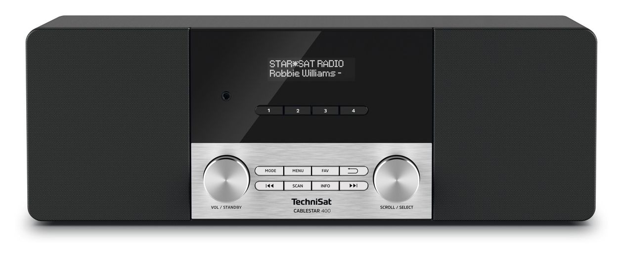 Cablestar 400 Kabelradio (Schwarz) 