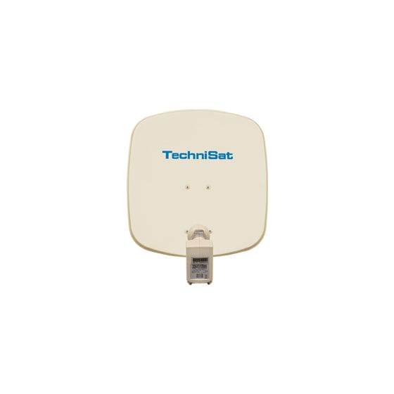 DigiDish 45 mit Twin-LNB 45 cm Aluminium Sat-Spiegel  (Beige) 