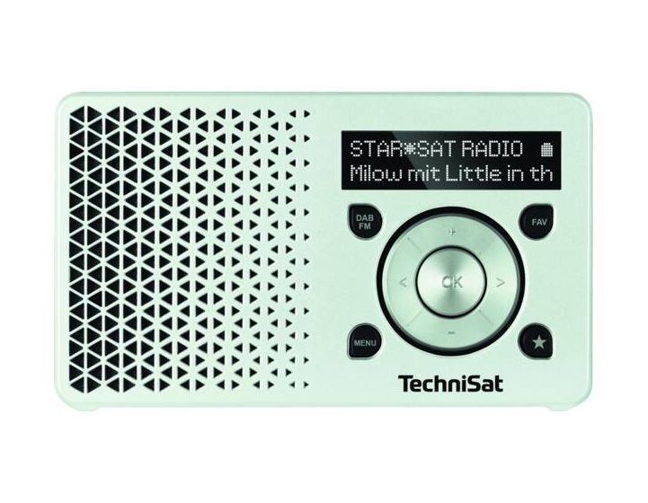 DigitRadio 1 inkl. Ersatz-Akku DAB, DAB+, UKW Radio Tragbar  (Schwarz, Grün) 