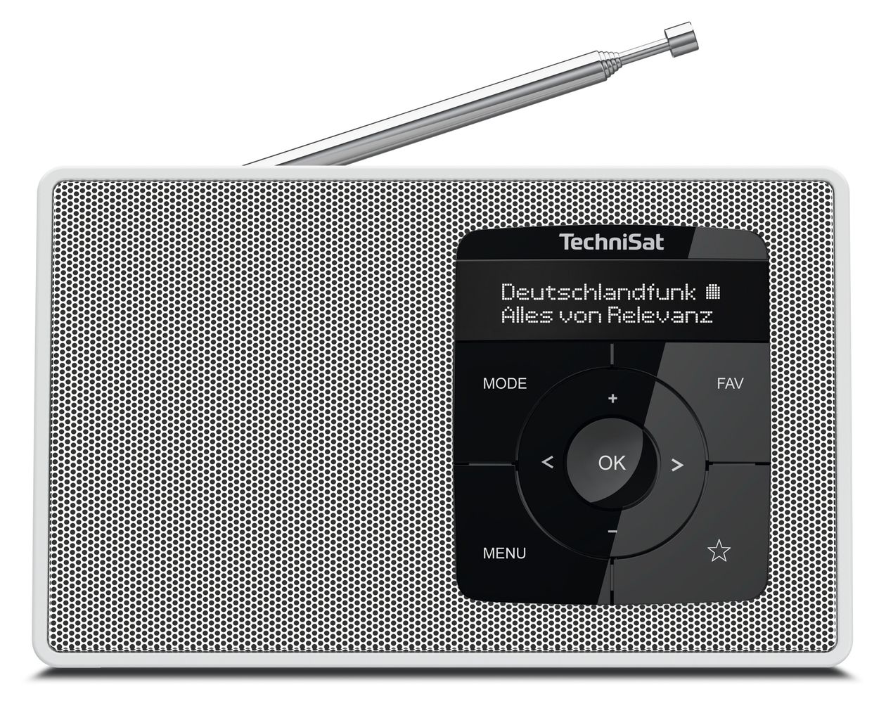DigitRadio 2 Bluetooth DAB+, FM Radio Tragbar  (Weiß) 