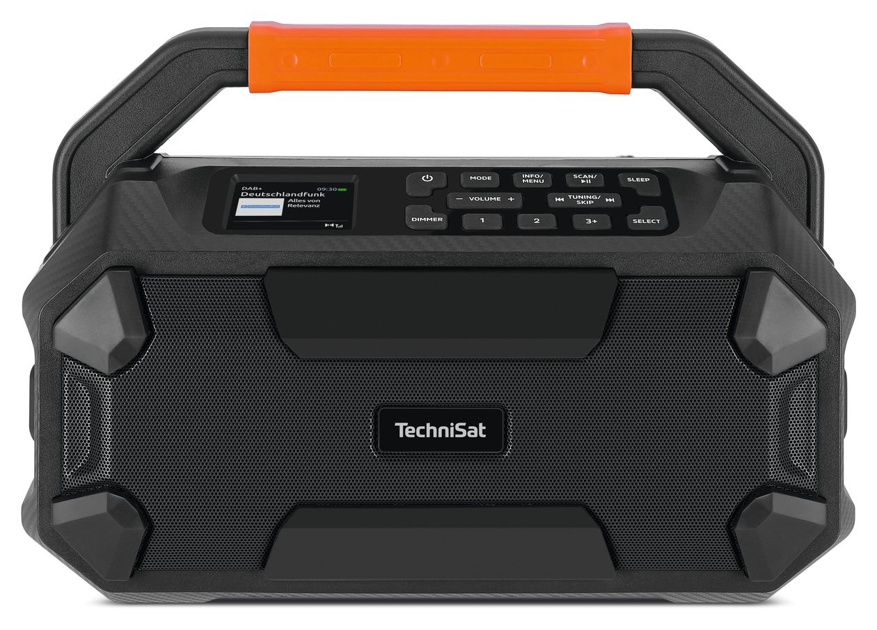 DigitRadio 231OD Bluetooth DAB+, FM Radio Tragbar IPX4  (Schwarz) 