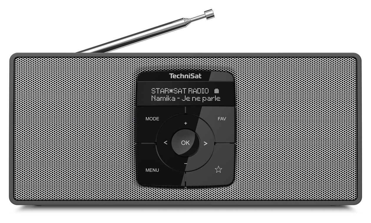 DigitRadio 2S Bluetooth DAB+, FM Radio Tragbar  (Schwarz, Silber) 