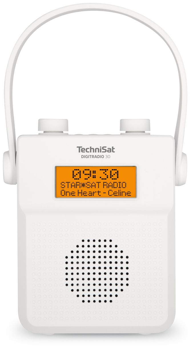 DigitRadio 30 Bluetooth DAB+, FM Radio IPX5 (Weiß) 
