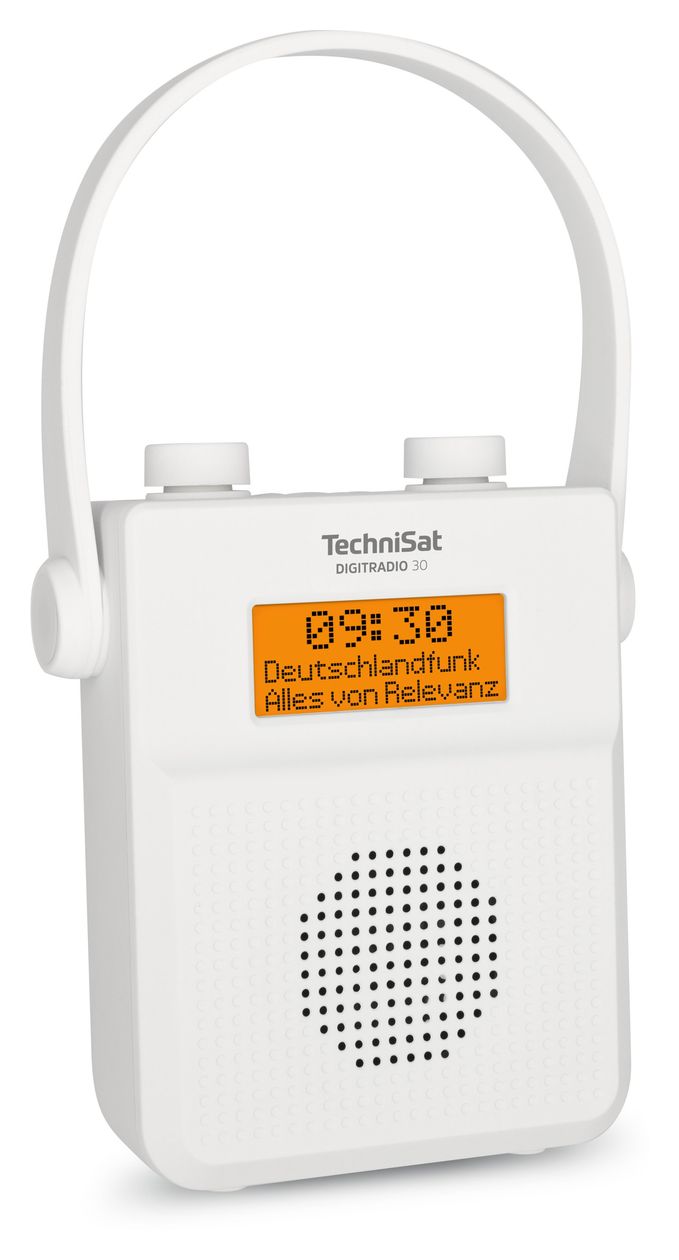 Digitradio 30 V2 Bluetooth DAB+, FM Radio Tragbar Wasserfest IPX5  (Weiß) 