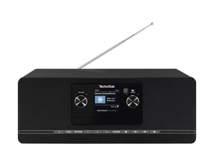 DigitRadio 372CD BT Bluetooth DAB, DAB+, FM Radio Küche  (Schwarz) 