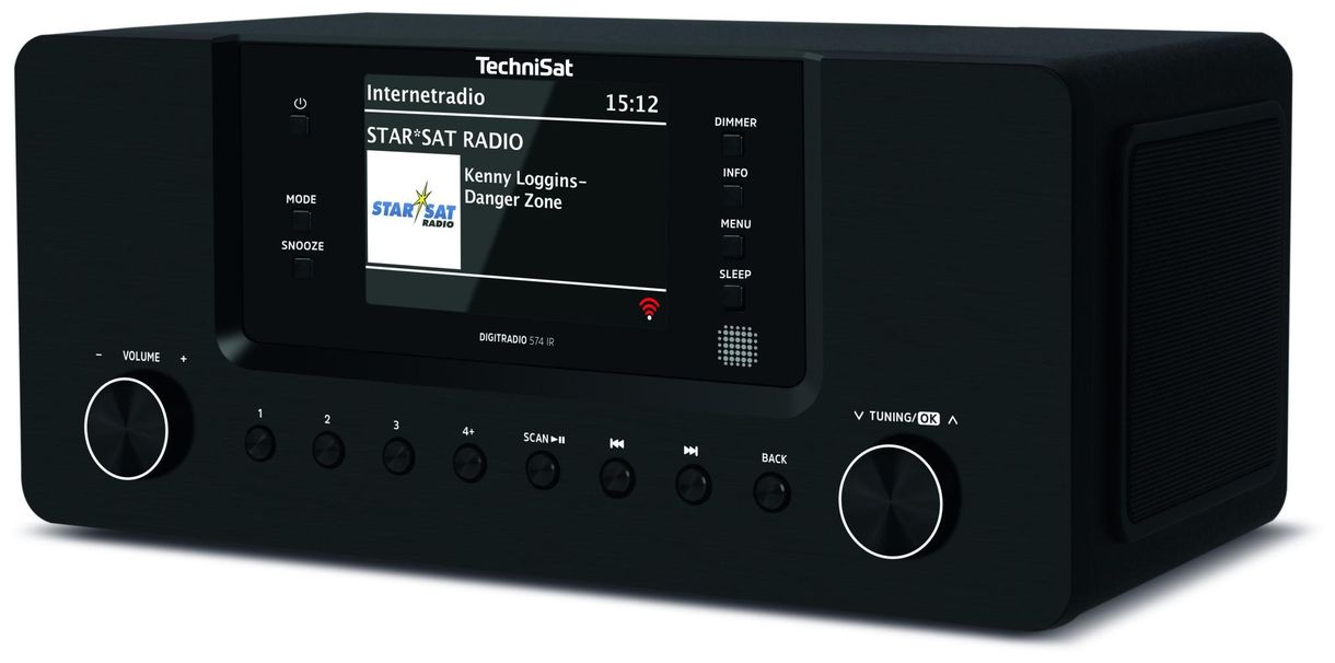 DigitRadio 574 IR Bluetooth DAB+, FM Tragbar Radio (Schwarz) 