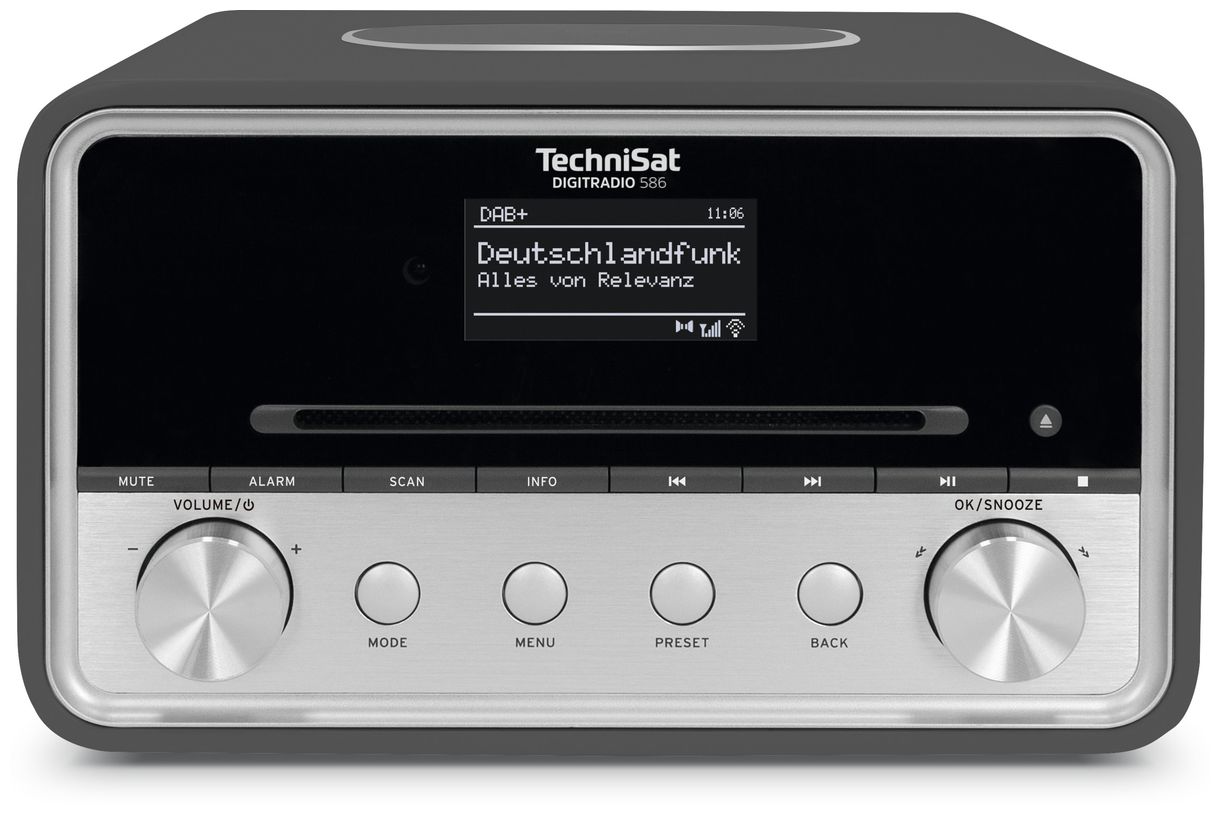 Digitradio 586 Bluetooth DAB+, FM Persönlich Radio (Anthrazit, Silber) 