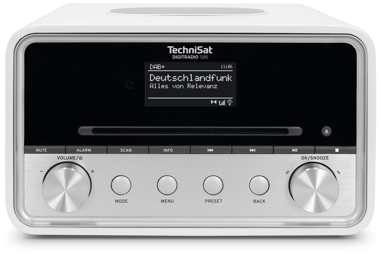 Digitradio 586 Bluetooth DAB+, FM Persönlich Radio (Weiß) 