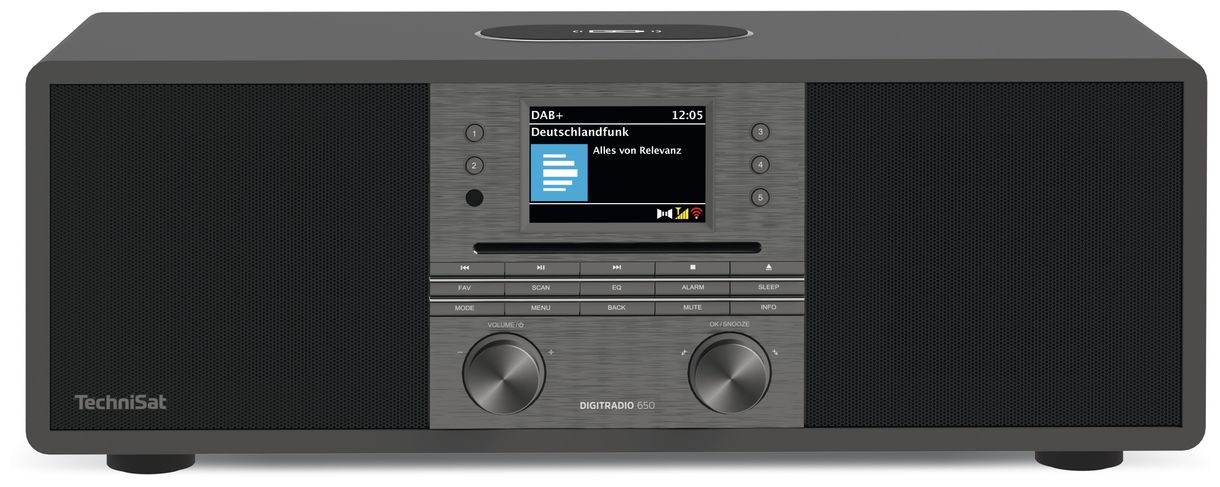 DigitRadio 650 Bluetooth DAB+, FM Internet Radio (Anthrazit) 