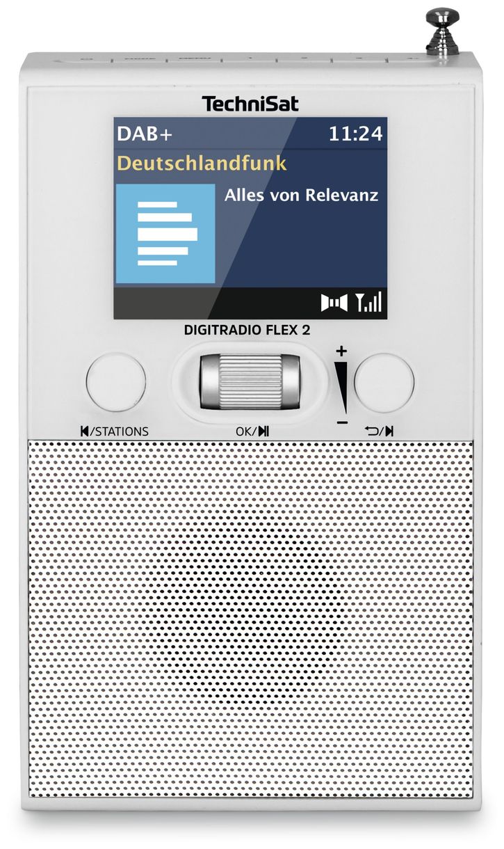 DigitRadio Flex 2 Bluetooth DAB+, FM Radio (Weiß) 