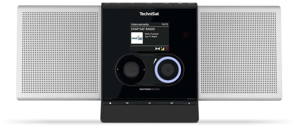 Multyradio 600 CdIr Bluetooth DAB+, UKW Radio (Schwarz, Silber) 