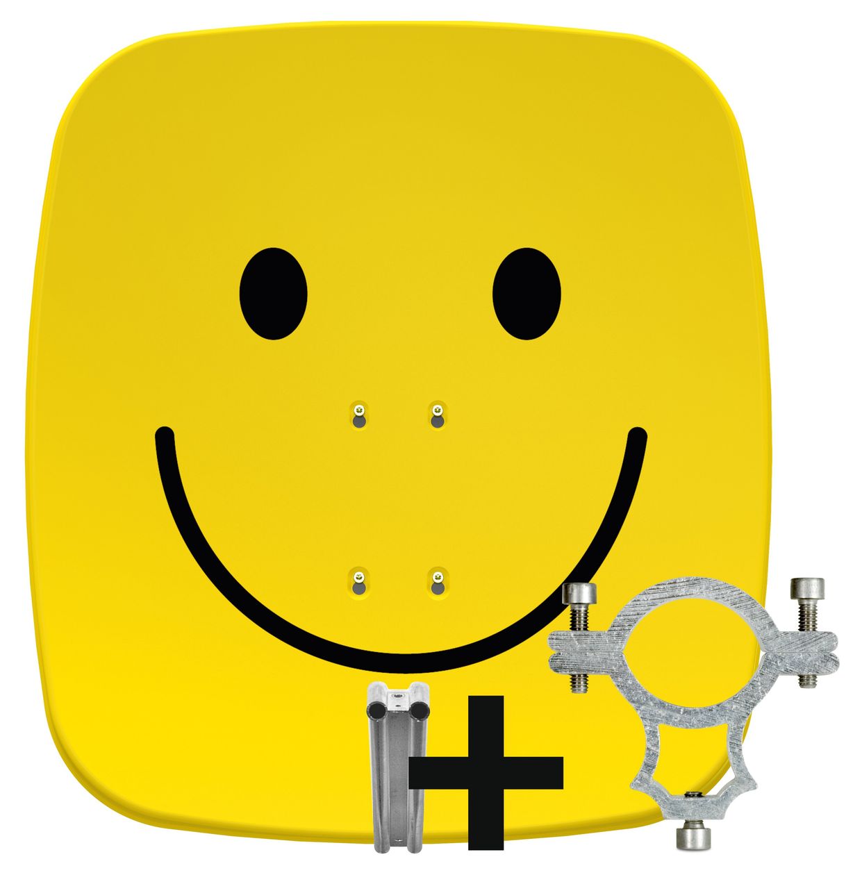 SatMan 65 Plus Aluminium Sat-Spiegel  (Gelb) 