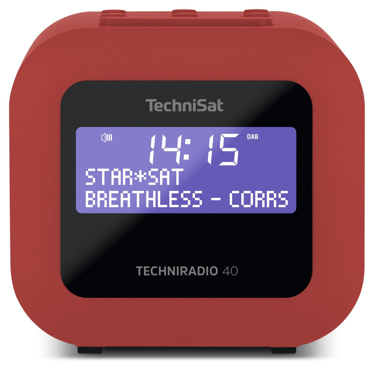 TechniRadio 40 DAB+, FM Radio Persönlich  (Rot) 