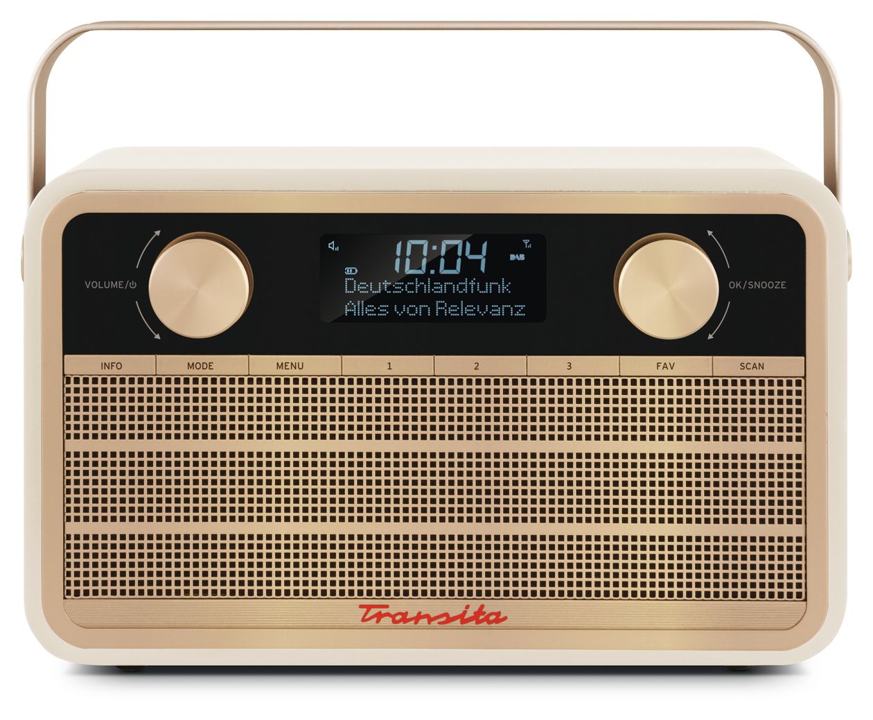 Transita 120 DAB+, FM Radio Tragbar  (Beige) 