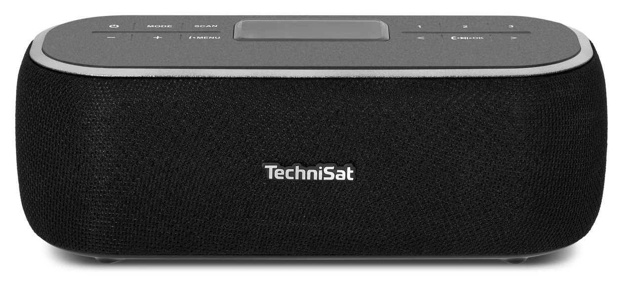 Viola BT1 Bluetooth DAB+, FM Radio Tragbar  (Schwarz, Grau) 