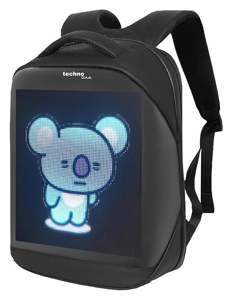 Bag1 LED-Rucksack mit programmierbarem Display City backpack 
