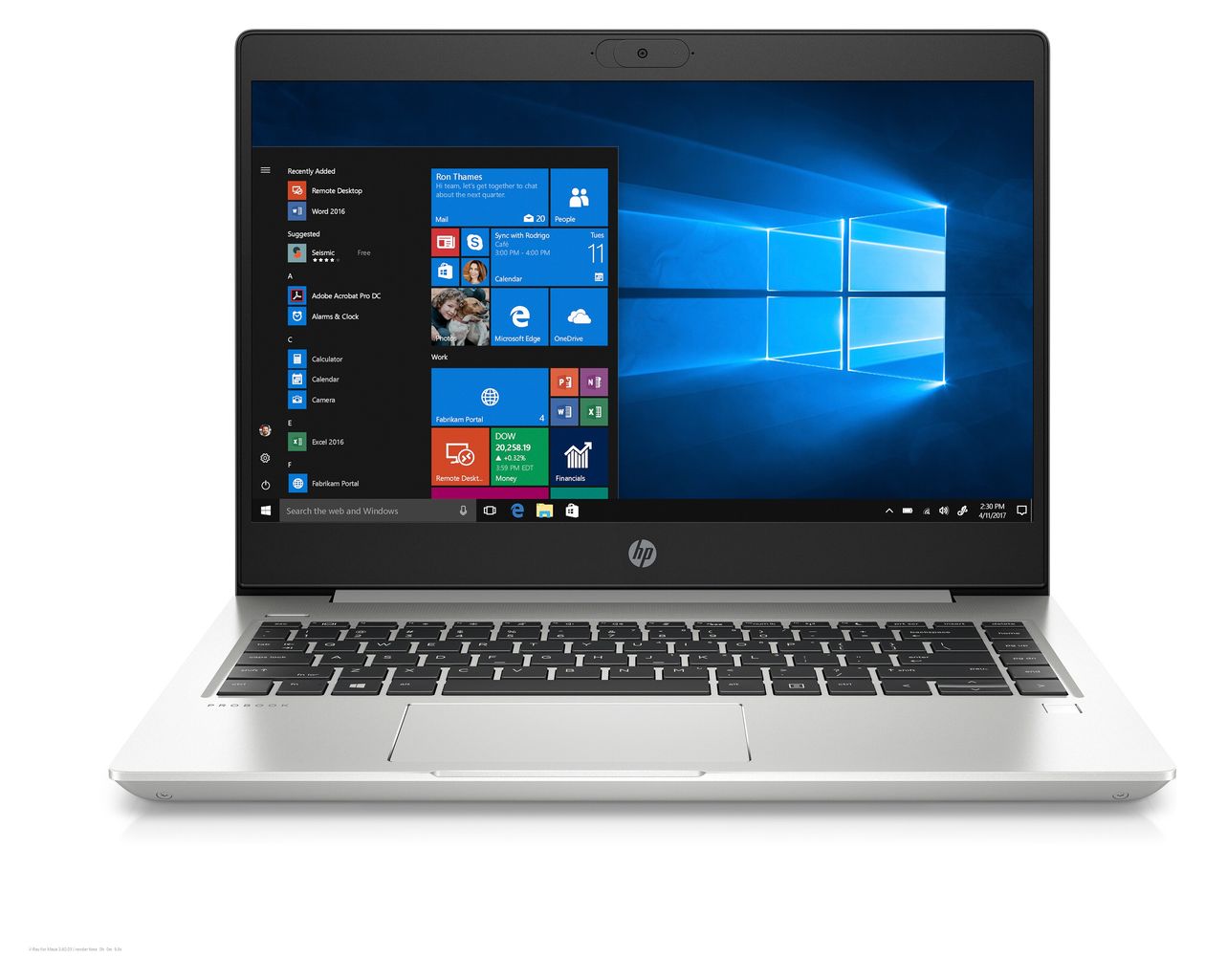HP ProBook 440 G7 Refurbished Full HD Notebook 35,6 cm (14 Zoll) 1920 x 1080 Pixel 512 GB SSD 4G Windows 11 Pro Intel® Core™ i5 max. 4,2 GHz  (Silber) 