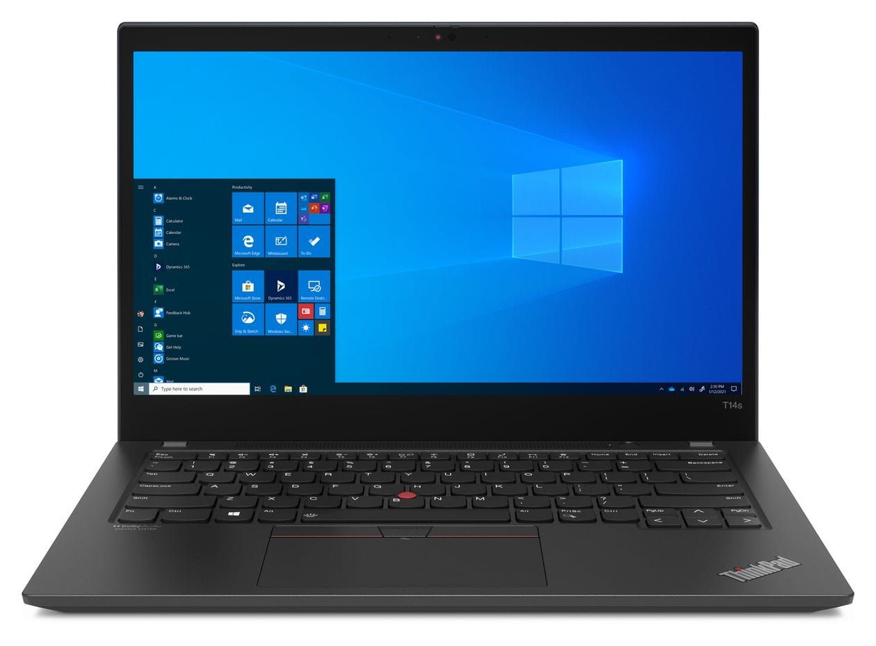 Lenovo ThinkPad T14s Gen 2 (Intel) Refurbished Full HD Notebook 35,6 cm (14 Zoll) 1920 x 1080 Pixel 256 GB SSD Windows 11 Pro Intel® Core™ i5 max. 4,4 GHz  (Schwarz) 