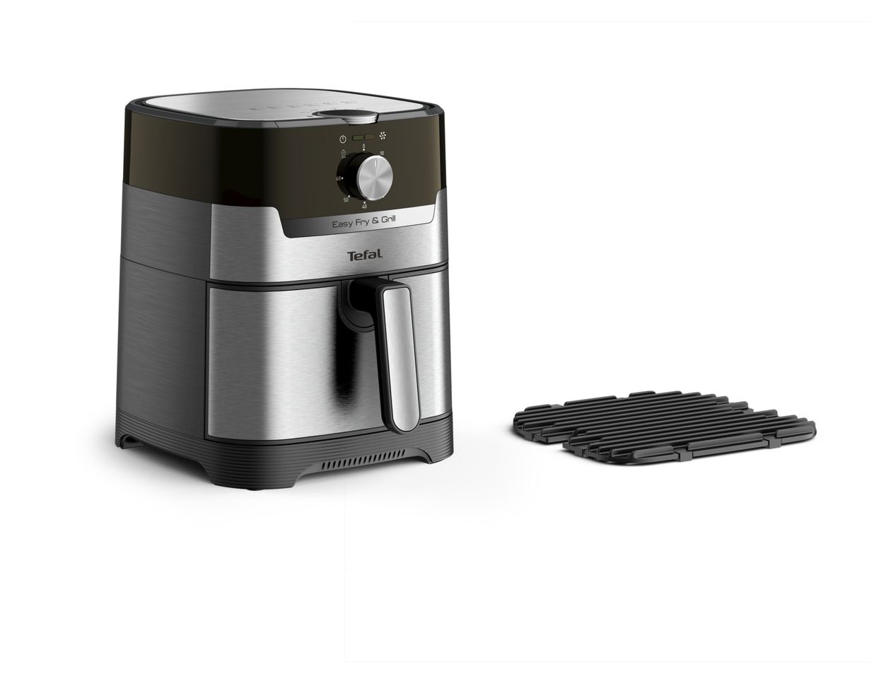 EY501D Easy Fry & Grill Classic Heißluftfritteuse 4,2 l 1550 W  (Edelstahl) 