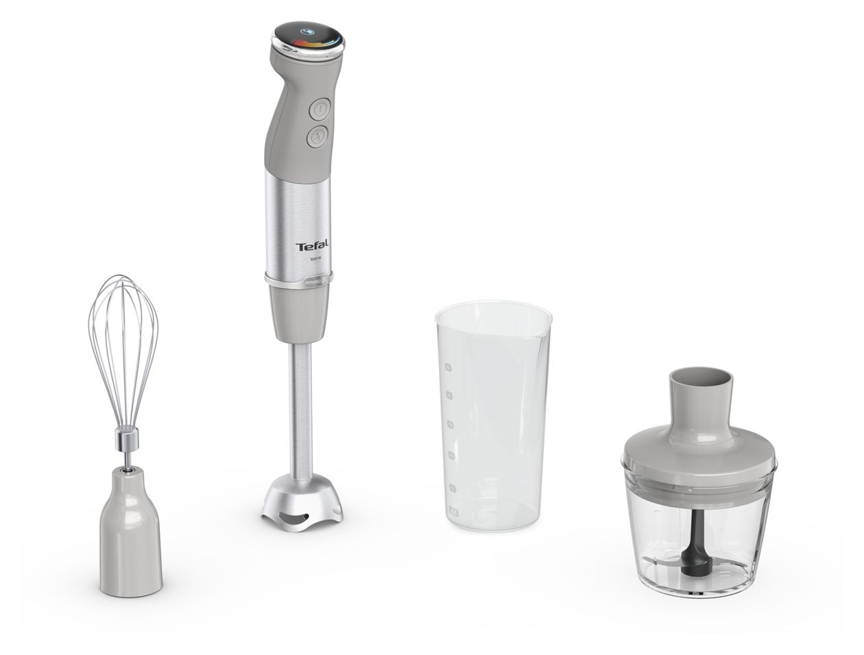 HB673B30 Quickchef+ 3in1 Stabmixer 1000 W 20 Stufen  (Grau, Edelstahl) 