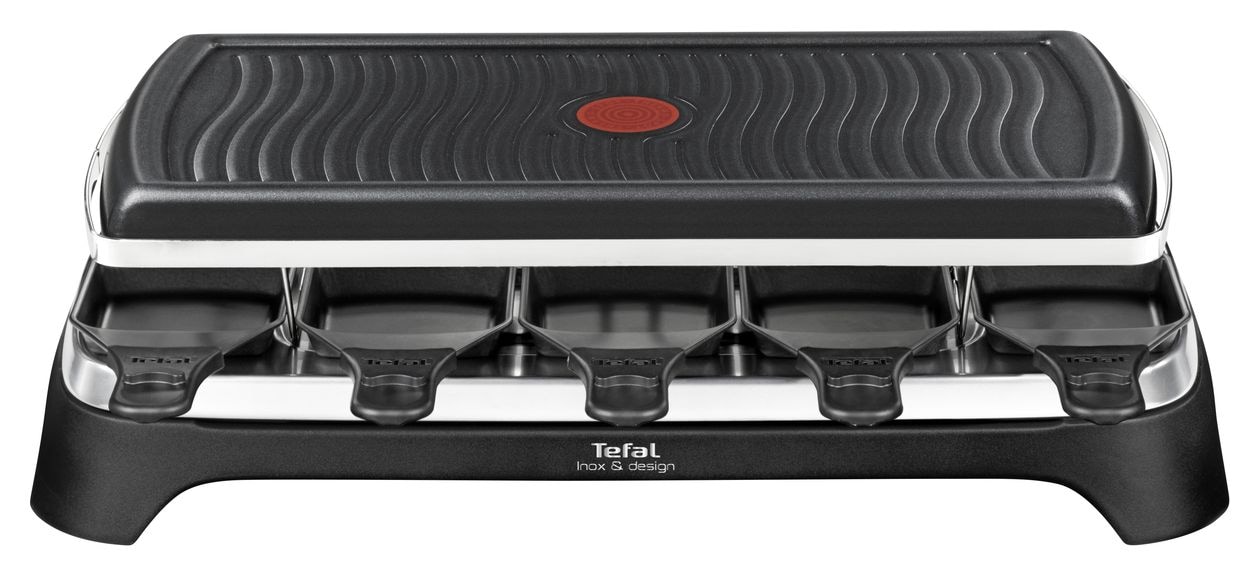 RE4588 Ambiance Raclette für 10 Personen 1350 W  (Schwarz/Edelstahl) 