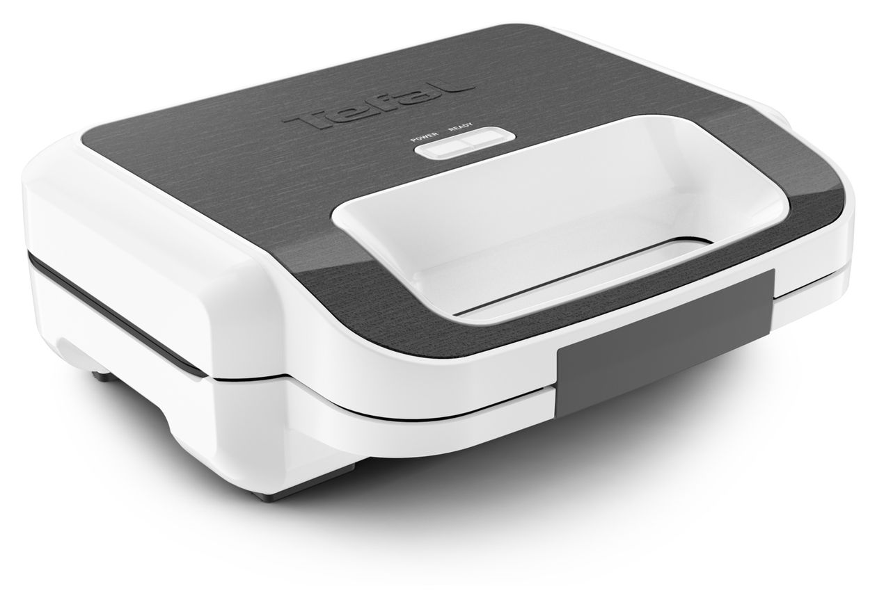 SW7011 Snack XL Waffel- und Sandwichmaker 850 W  (Weiß, Edelstahl) 