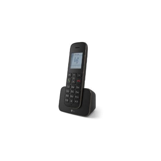 T-Mobile Sinus 207 Analoges Telefon  (Schwarz) 