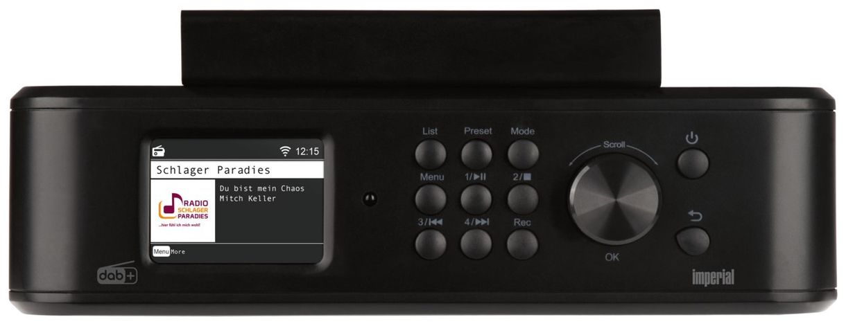 Imperial Dabman i460 Bluetooth DAB, DAB+, FM Internet Radio (Schwarz) 