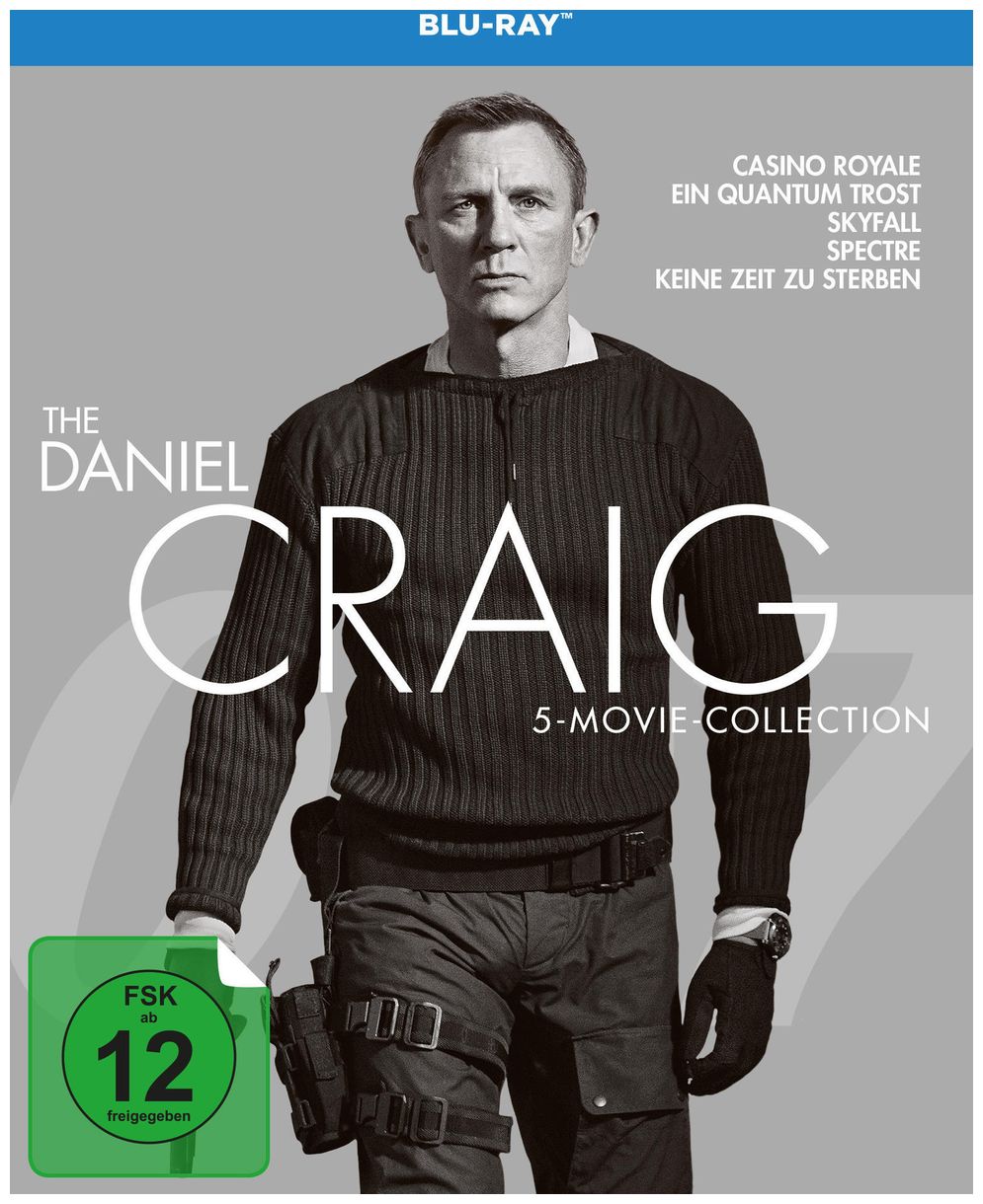 The Daniel Craig 5-Movie-Collection (James Bond) (BLU-RAY) 