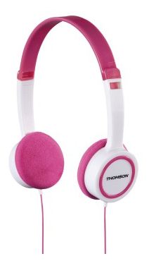 HED1105P Ohraufliegender Kopfhörer Kabelgebunden (Pink, Weiß) 