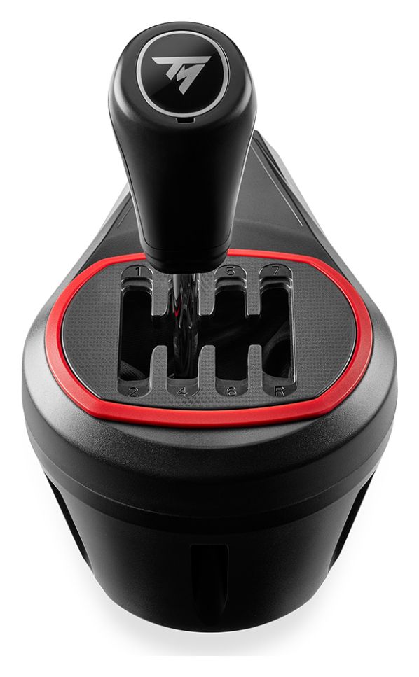 TH8S Schalthebel-Erweiterung für Rennlenkrad PlayStation 5, PlayStation 4, Xbox One, Xbox Series S, Xbox Series X, PC PS5, PS4, Xbox One and Xbox Series X|S Thrustmaster Force Feedback racing wheels Kabelgebunden  (Schwarz, Rot) 