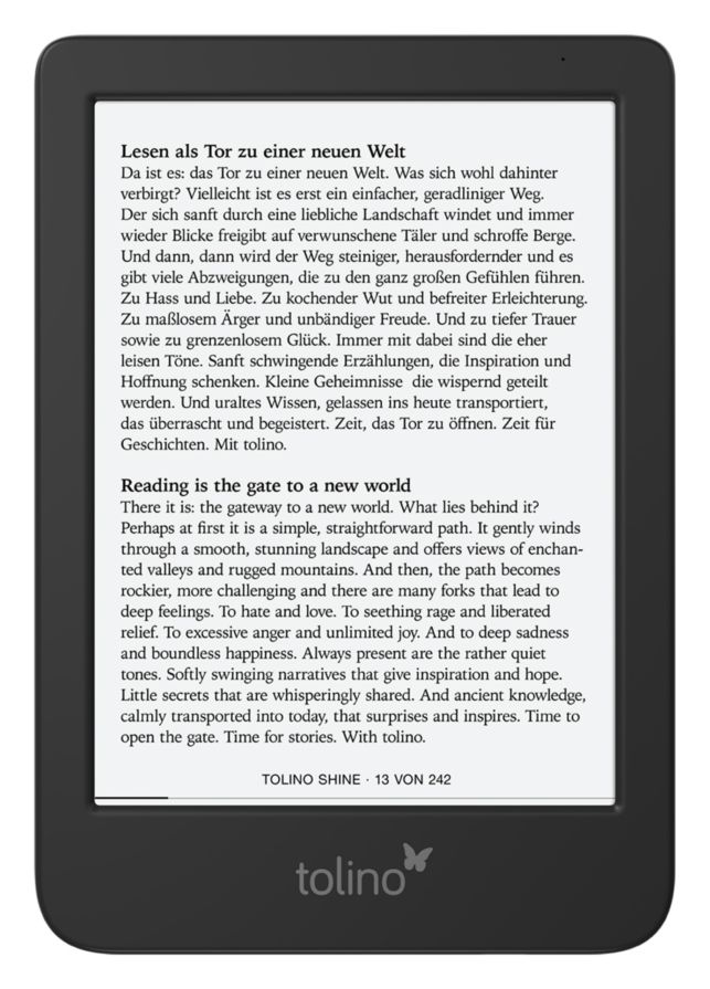 Shine 5 E-Reader 15,2 cm (6 Zoll) 16 GB  (Schwarz) 