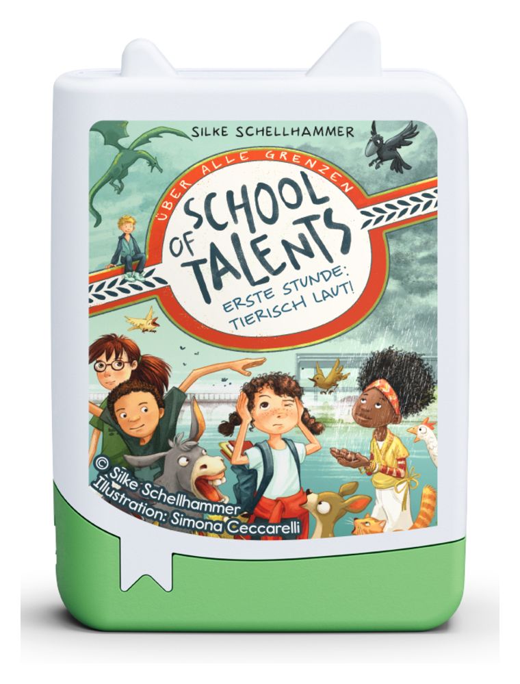 11002989 Book Tonie: School of Talents - Erste Stunde: Tierisch laut! 173 min  (Mehrfarbig) 