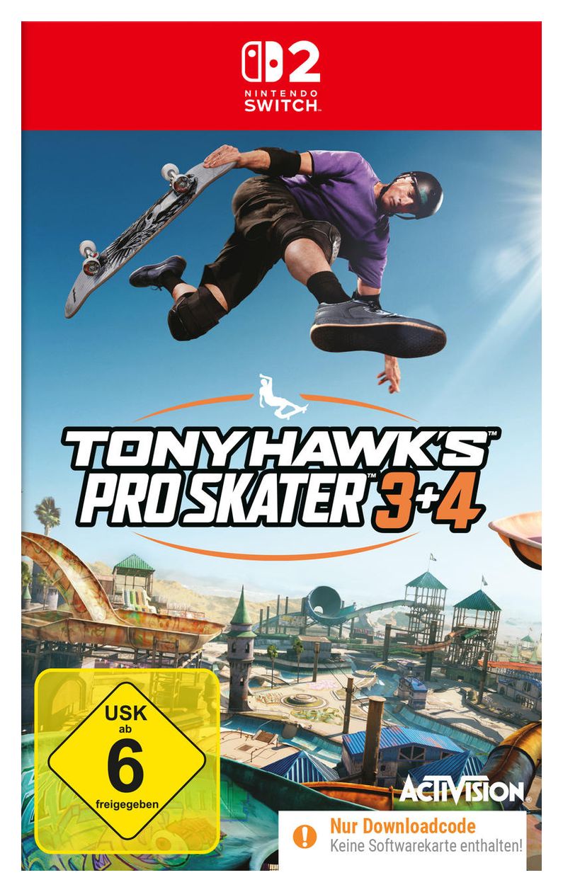Tony Hawk's Pro Skater 3+4 (Code in a Box) (Nintendo Switch 2) 